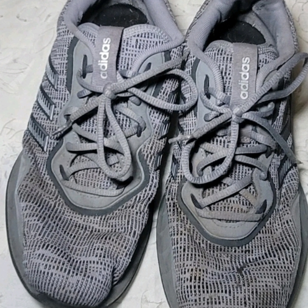 Adidas Kaptir Super Shoes Mens Size 11 Gray Running Lace Up H02557